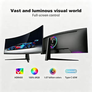 Monitor Curvo para Juegos de 45 Pulgadas, 165Hz, HVA, 5120 * 1440, 32:9, 10b100% SRGB, 1500R, Disponible en Stock para Entrega Rápida - Product Image 2