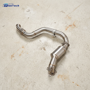 High Quality 304 Stainless Steel Downpipe for Mercedes Benz C63 C63S W205 GLC63 X253 M177 4.0T V8 Biturbo High Flow Direct Fit - Product Image 6