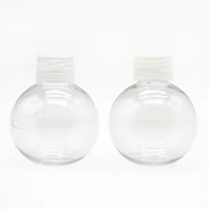 60ml 65ml Couleur Personnalisée Vide Nouvelle Forme Sphérique Bonbons Bouteilles En Plastique Pour Animaux de compagnie