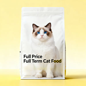 Sac à fond plat refermable avec impression de logo personnalisé, sac à fond plat <span class=keywords><strong>pour</strong></span> aliments secs <span class=keywords><strong>pour</strong></span> chiens chats poissons et animaux de compagnie, emballage d'aliments <span class=keywords><strong>pour</strong></span> oiseaux sauvages - Product Image 6