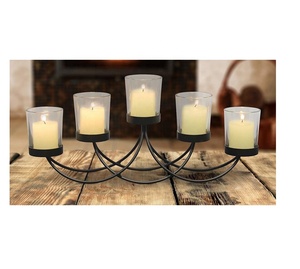 Low Price Available Black Metal Votive Candle <b>Holder</b> or <b>Candlestick</b> <b>Holder</b> Manufacturer Wholesaler Factory Direct Sale - Product Image 1