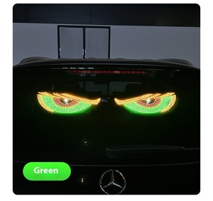 Neuheiten Hot Selling USB-Stecker Dynamic Devil <span class=keywords><strong>Eyes</strong></span> Auto Umgebungs lichter LED-Anzeige feld