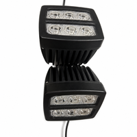 Projecteur de travail Lumina 6 LED 60W pour tracteur et grue, 9-32V, étanche IP68, faisceau large pour engins lourds