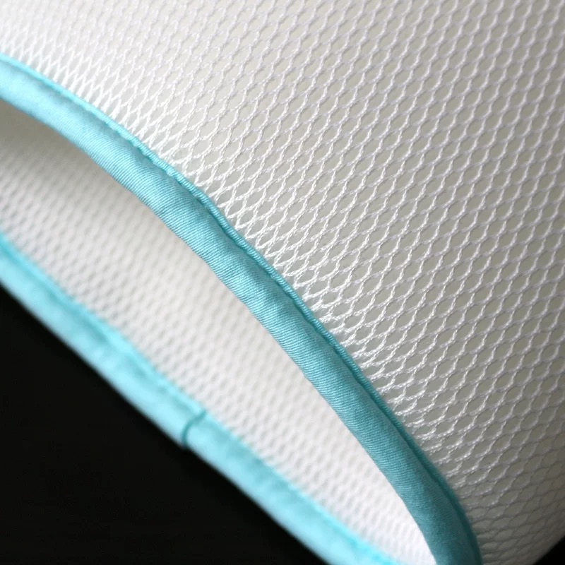 OEM 100% Polyester 3D Air Mesh Warp Knitting Heavy Fabric Breathable Quick-Dry Knitted Sandwich Mesh for Cushions Shoes Hot Sale