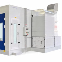 Cabina de Pintura en Aerosol para SUV con Panel Sándwich EPS Semi Downdraft Infrarrojo con Calefacción Eléctrica Certificada por MOT, SDLONXIANG LXD3, Certificación CE