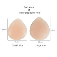 Correcteur en silicone réutilisable adhésif imperméable à l'eau Camel orteil Hack couverture invisible en silicone pour femmes Leggings maillots de bain vêtements de sport