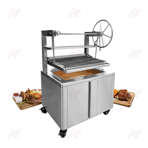 Bbq pour l'extérieur en acier inoxydable Parrilla Barbecue au charbon de bois Santa Maria Grill Hot Selling Charcoal Argentine Grill - Product Image 3