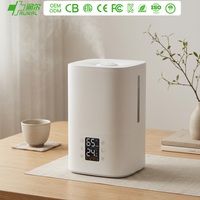 RUNAL Humidificateur d'air ultrasonique intelligent à vapeur chaude avec application Wifi Tuya, brume chaude et veilleuse pour la maison