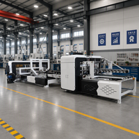 Machine à plier et à coller automatique pour la fabrication de boîtes en carton, machine à coller efficace