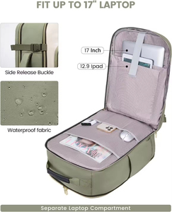 Nueva Mochila <span class=keywords><strong>de</strong></span> Viaje Impermeable Unisex <span class=keywords><strong>de</strong></span> Gran Capacidad, para Laptop, con Cubos <span class=keywords><strong>de</strong></span> Embalaje, Aprobada para Vuelo, como Equipaje <span class=keywords><strong>de</strong></span> Mano - Product Image 4