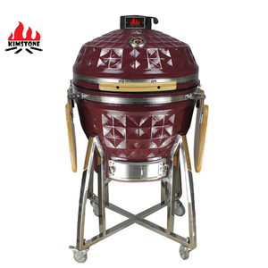 24 Inch Ceramic Smoker Kamado Auplex  BBQ Grill Large kamado Cermico Japons Kamado Supply with  Ash Removal <span class=keywords><strong>Pan</strong></span> - Product Image 2