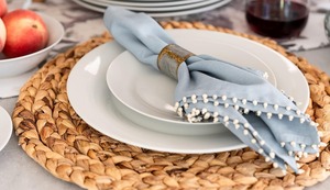Assiette Ronde Blanche Personnalisée pour Traiteur - Product Image 6