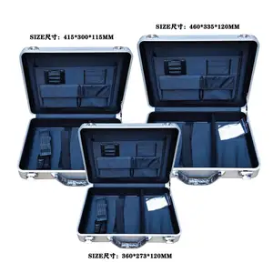 Custom Slim Aluminum Mens Briefcase For Men Office Laptop Lawyer Attache Briefcase For Laptop