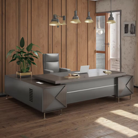 Di lusso moderno capo Desk Executive ufficio Computer Manager scrivania casa ufficio mobili modulari
