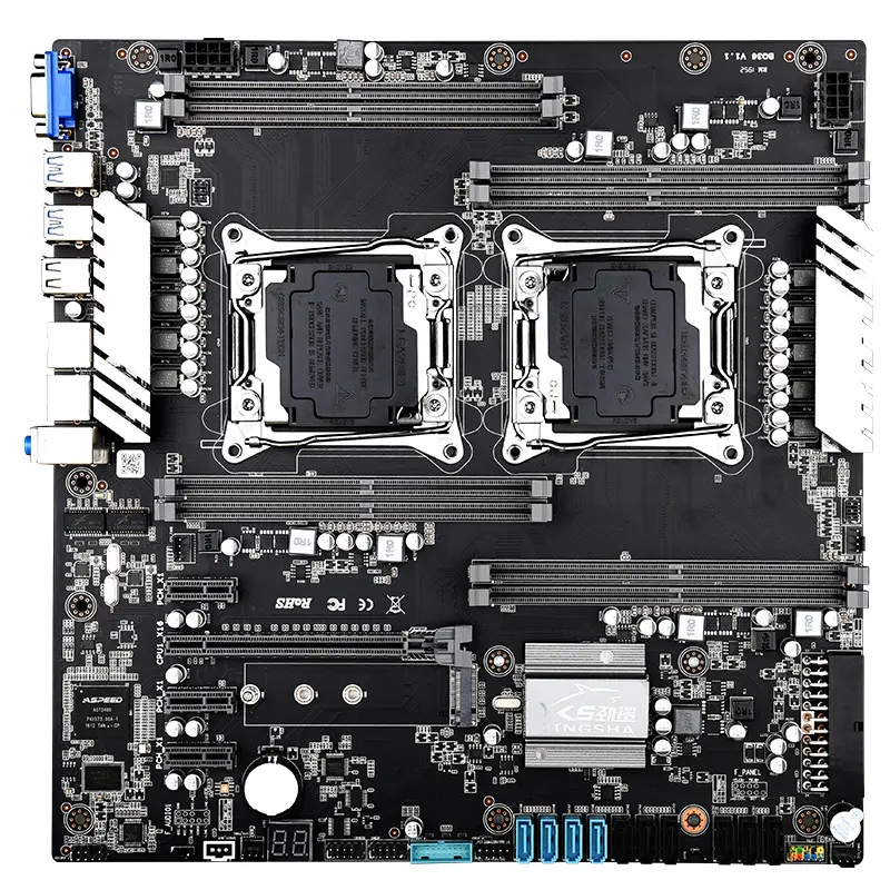 Melhor Gaming computador Motherboard Intel x99 dual cpu motherboard ddr4 LGA2011v3 Processadores Motherboard