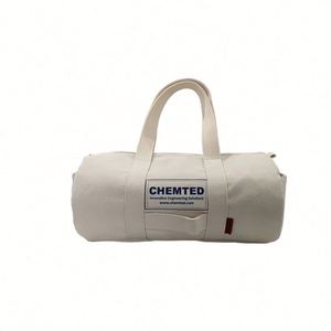 กระเป๋าเดินทางผ้าแคนวาส กระเป๋าเดินทางสุดสัปดาห์ กระเป๋าเดินทางค้างคืน กระเป๋าสะพายกีฬา กระเป๋าเดินทางกลางแจ้งสำหรับผู้หญิง กระเป๋าผ้าฝ้ายแบบกำหนดเอง - Product Image 1