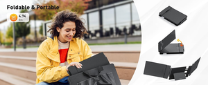 卸売S3 FHD 1080P IPSトリプルポータブルモニター13 "-<span class=keywords><strong>17.3</strong></span>" ラップトップデュアルスクリーンエクステンダースタンド内蔵スピーカーUSBインターフェース - Product Image 2