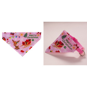 Aksesori hewan peliharaan <span class=keywords><strong>bandana</strong></span> anjing poliester Natal untuk hewan peliharaan - Product Image 3