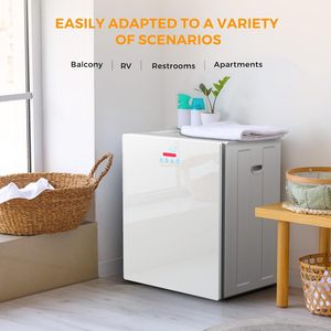 Secadora de Ropa Portátil EUHOMY 850W, Compacta y Ventilada, con Panel Táctil LCD y 4 Modos para Uso Doméstico - Product Image 6