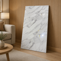 Fabricant chinois de panneaux muraux en PVC marbré moderne 1220x2440mm 3mm avec revêtement UV pour appartement, salle de sport et usage commercial