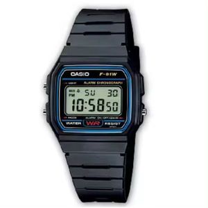 Reloj Deportivo Digital de Plástico Rectangular F-91W, Resistente al Agua, con Alarma y Cronógrafo, para Hombre - Product Image 1