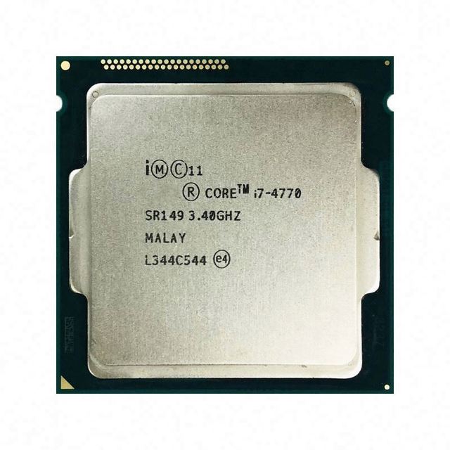 Core Processor i7 4770 CPU LGA 1150 Quad-Core cpu properly Desktop Processor can work