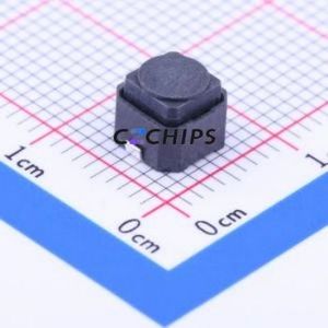 1TS009B-2600-5000-CT Tactile Switch SMD,6x6mm Switch Single Pole Single Throw Round Button 2.6N Vertical Mount - Product Image 1