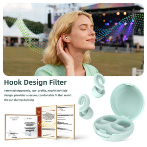 <span class=keywords><strong>Tappi</strong></span> <span class=keywords><strong>per</strong></span> <span class=keywords><strong>Orecchie</strong></span> Curvi Personalizzabili con Logo, Nuovi <span class=keywords><strong>Tappi</strong></span> in Silicone <span class=keywords><strong>per</strong></span> Riduzione del Rumore con 4 Misure di Punte - Product Image 5