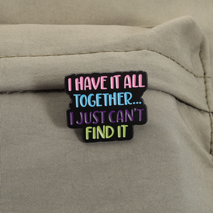 Pin de Esmalte con Frase Divertida y Sarcastica, Broche, Insignia de Solapa, Joyerí<span class=keywords><strong>a</strong></span> de Moda, Regalo al por Mayor - Product Image 3