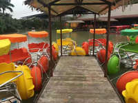 Tricycle aquatique à trois grandes roues, pédalo, sports nautiques, bateau à pédales, tricycle, vélo, bateau gonflable pour vélo à domicile