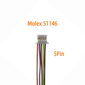 Molex 51146-0500 5-pins 1,25 mm pitch ultradunne draad-naar-printplaat jumperkabelboom voor interne bedrading van elektronische circuits & drones - Product Image 1