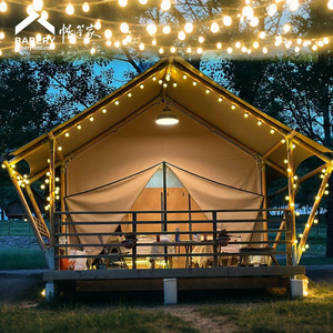 Sang trọng ngoài trời cắm trại Lều gỗ không thấm nước nhà và khách sạn lấy cảm hứng cho thoải mái cắm trại kinh nghiệm - Product Image 1