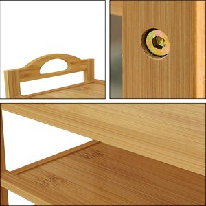 Scarpiera in Bambù a 3 Ripiani, Organizzatore per Ingresso, Prodotti per la Casa, Scaffale per Scarpe, Mobile per Camera da Letto - Product Image 5