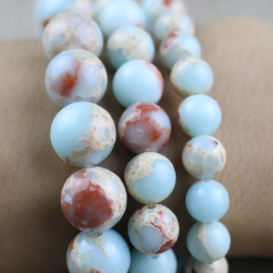 Shoushan Stone <b>Bracelet</b> 18 Beads Round <b>Ball</b> Shape 6mm 8mm 10mm Gift Jewelry Antiques Style - Product Image 4
