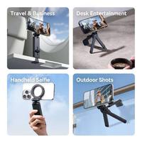 Support de téléphone portable magnétique étanche et portable pour avion avec trépied et pince de fixation pour tous les téléphones