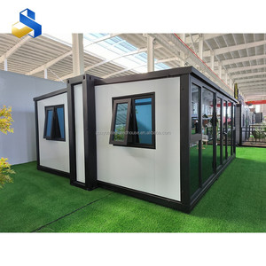 Casa Contenedor Expandible Prefabricada de 20 pies, Moderna, Transpirable, Blanca, de 2 a 5 Dormitorios, Material de Acero Galvanizado para Uso Escolar - Product Image 4