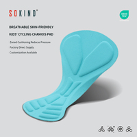 Coussinets de cyclisme pour garçons de haute qualité avec tissu jacquard respirant, séchage rapide, matériau écologique en Spandex/Nylon Sokind Sk471