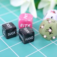 2 dés amoureux amusants pour jeu, jouet romantique pour adultes, cadeau de couple, jouet sexuel à deux faces