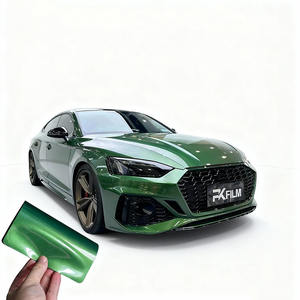<span class=keywords><strong>Film</strong></span> vinyle pour voiture de haute qualité, couleur vert Sonoma brillant, changement de couleur, PVC, sans bulles, auto-adhésif, enveloppement complet du véhicule - Product Image 1