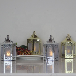 Mini portavelas votivo con pilas de plástico decorativo para el hogar, <span class=keywords><strong>FAROL</strong></span> DE Navidad con Mini Luz de té - Product Image 6