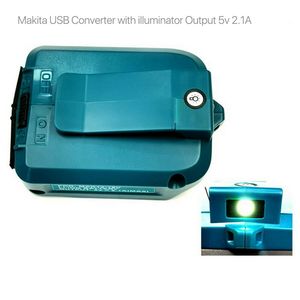 Convertidor de cargador de adaptador de batería de iones de litio USB para adaptador de batería Makitas BL1830 BL1430 <span class=keywords><strong>ADP05</strong></span> - Product Image 3