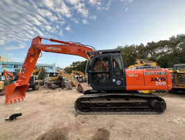 Excavatrice de chantier la plus vendue de HITACHI ZX200, excavatrices d'occasion en bon état de marche avec moteur d'origine - Product Image 5