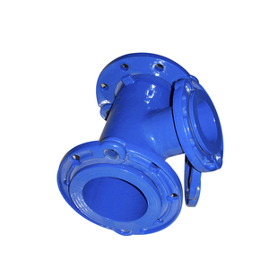 Conexiones de Tubería de Hierro Dúctil con Recubrimiento Epóxico EN545 PN10/16, Conexión en T con Brida Desmontable - Product Image 5