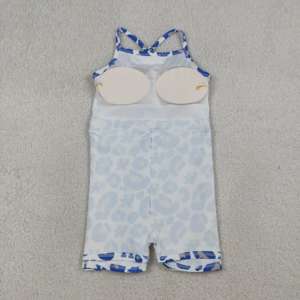 Robe de sport respirante à imprimé léopard pour petites filles, idéale pour le tennis et le yoga, avec short intégré, coupe trapèze, de la marque RTS University Football Team. - Product Image 3