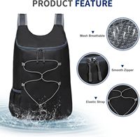 Sac à dos pliable léger SUIKIHUM 20L pour la randonnée, le camping, le cyclisme, les activités de plein air, fabriqué en Chine, noir