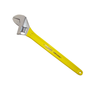 Stainless Steel Metric Industrial Grade Adjustable Wrench B-series Plastic Coated Handle - Product Image 6