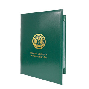 Гладкая Кожаная Обложка с логотипом <span class=keywords><strong>A4</strong></span> для выпускного сертификата, держатель для диплома, папка для выпускного - Product Image 3