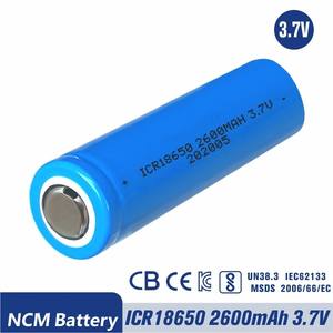 GNLi Wiederaufladbare Lithium-Batteriezelle 18650 <span class=keywords><strong>3</strong></span>,7V 2600mAh 3C 500 Zyklen ICR Kathode IR 20m Betriebstemperatur 0-60 Fabrik - Product Image 3