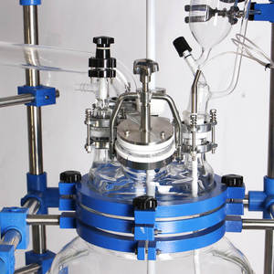 Reactor químico grande de vidrio revestido de 150L para lote industrial - Product Image 2