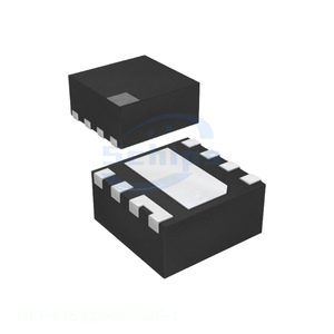 Composants électroniques de gestion de l'alimentation (PMIC) NCP45522IMNTWG-L IC PWR SWITCH N CHAN 8DFN, ensemble de 8 VFDFN à contacts apparents, original - Product Image 1